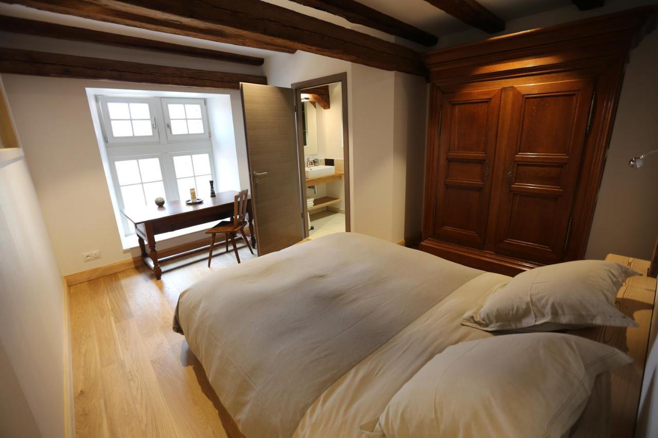 Domaine La Cour Des Nobles - Demeure, Maison Et Appartements Au Coeur De Riquewihr Buitenkant foto