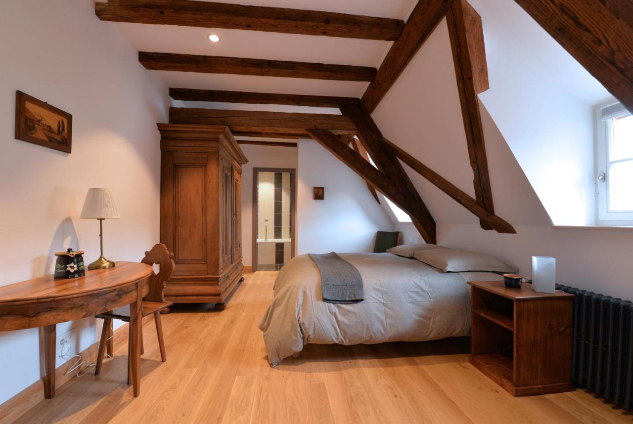 Domaine La Cour Des Nobles - Demeure, Maison Et Appartements Au Coeur De Riquewihr Buitenkant foto
