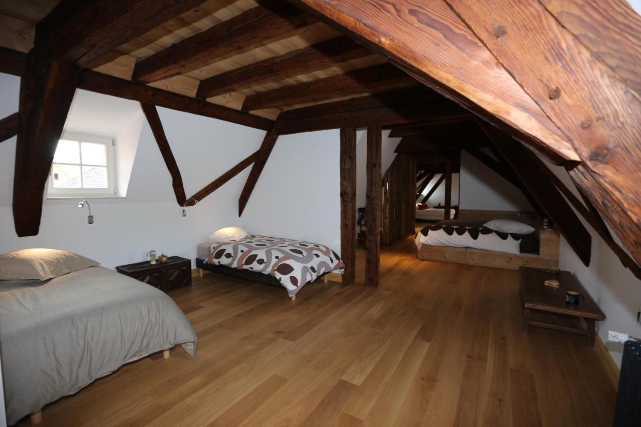 Domaine La Cour Des Nobles - Demeure, Maison Et Appartements Au Coeur De Riquewihr Buitenkant foto
