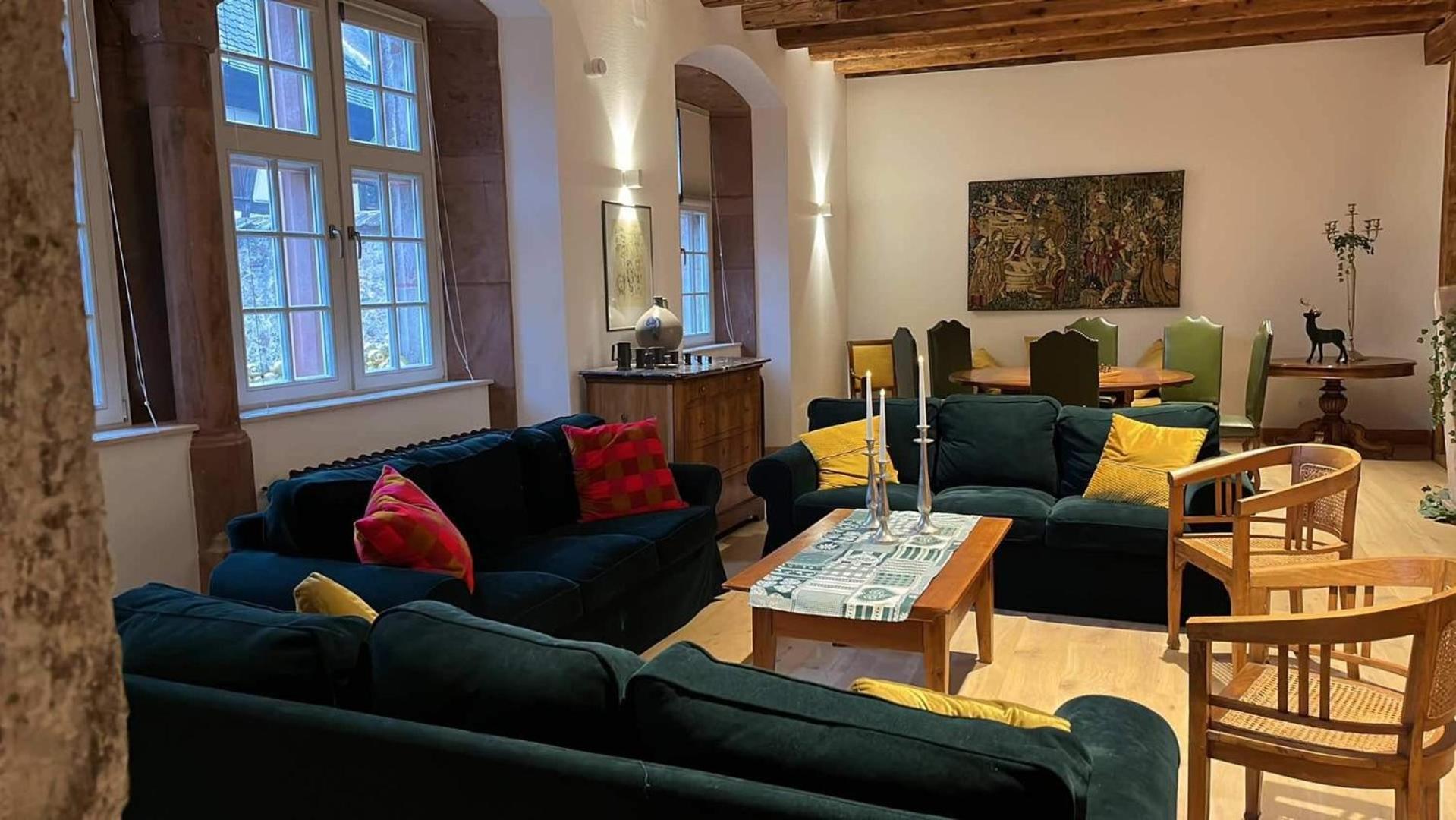 Domaine La Cour Des Nobles - Demeure, Maison Et Appartements Au Coeur De Riquewihr Buitenkant foto